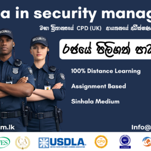 Diploma in Security management