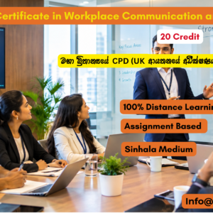 Professional Certificate in Workplace Communication and Leadership