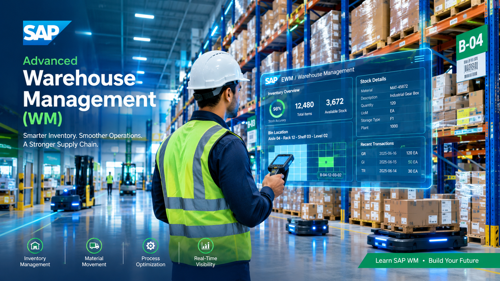 Professional Certificate in SAP Extended Warehouse Management