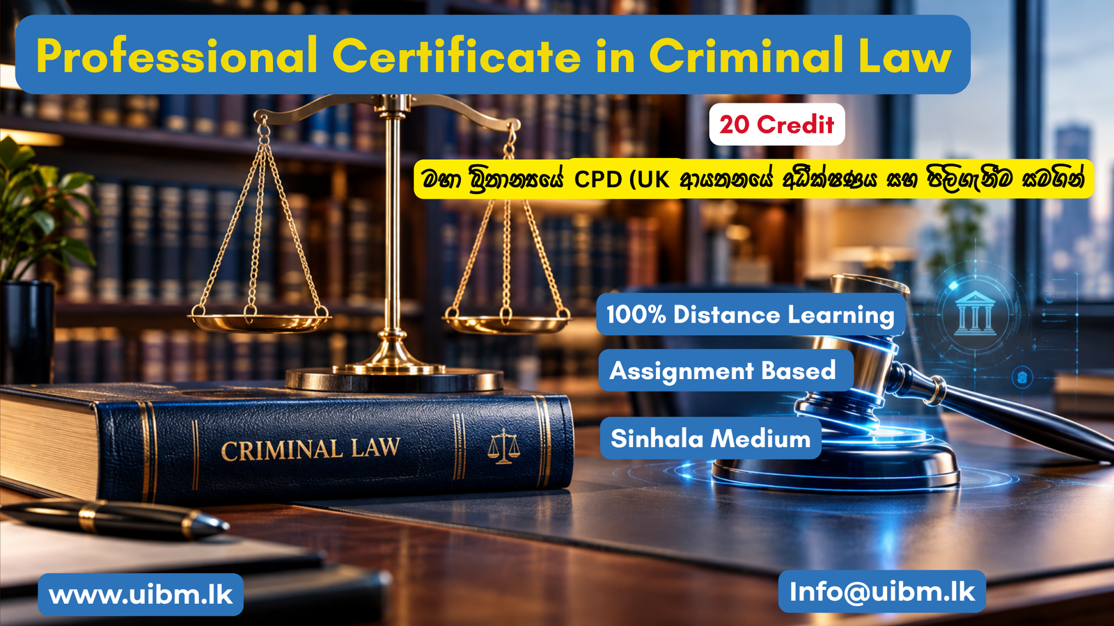 Professional Certificate in Criminal Law