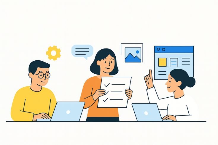 Resume Builder Illustration